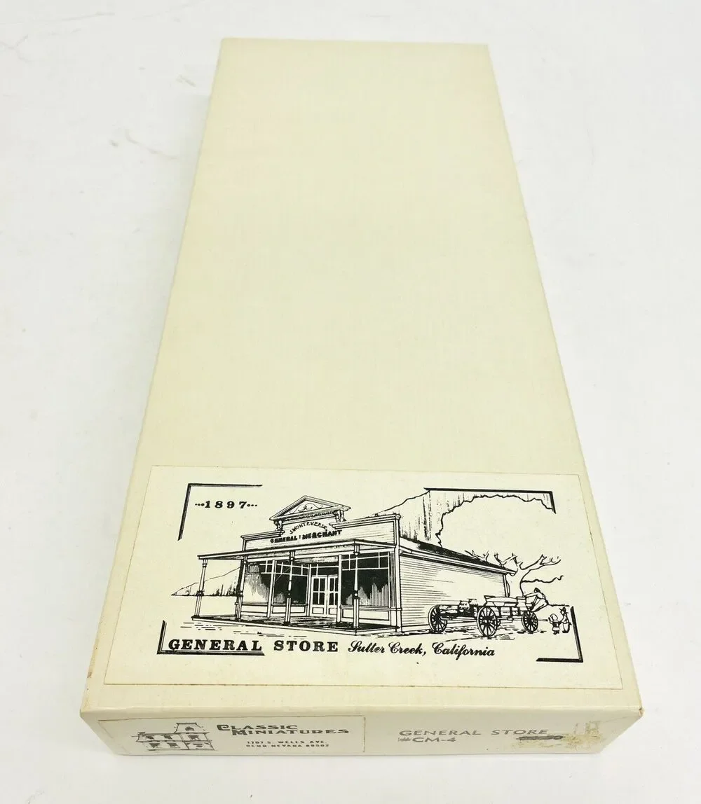 Classic Miniatures HO 1897 General Store CM-4 New Open Box